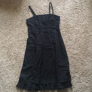 Classic cotton women's black dress size 4